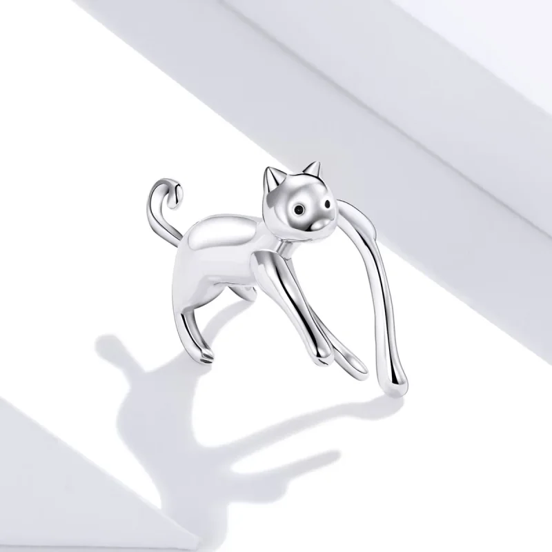 (bilde for) Pandora Style Cute Kitten Ear clip - SCE967 - Vis 4