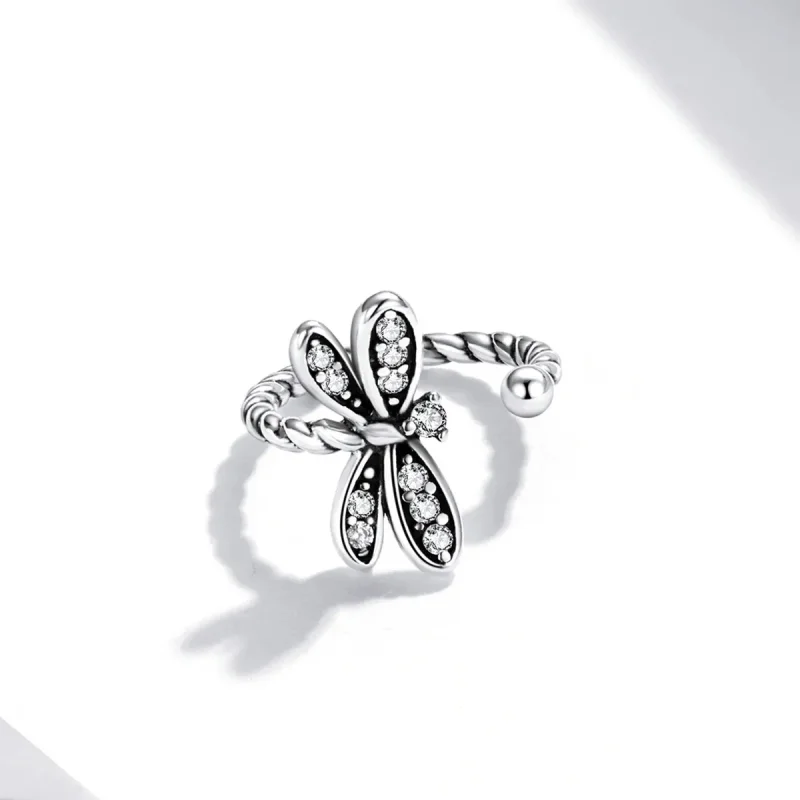 (bilde for) Pandora Style Delicate Dragonfly Øreklips - SCE1295 - Vis 3