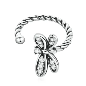 (bilde for) Pandora Style Delicate Dragonfly Øreklips - SCE1295