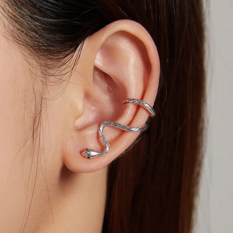 (bilde for) Pandora Style Mystic Snake Ear clip - BSE510 - Vis 6