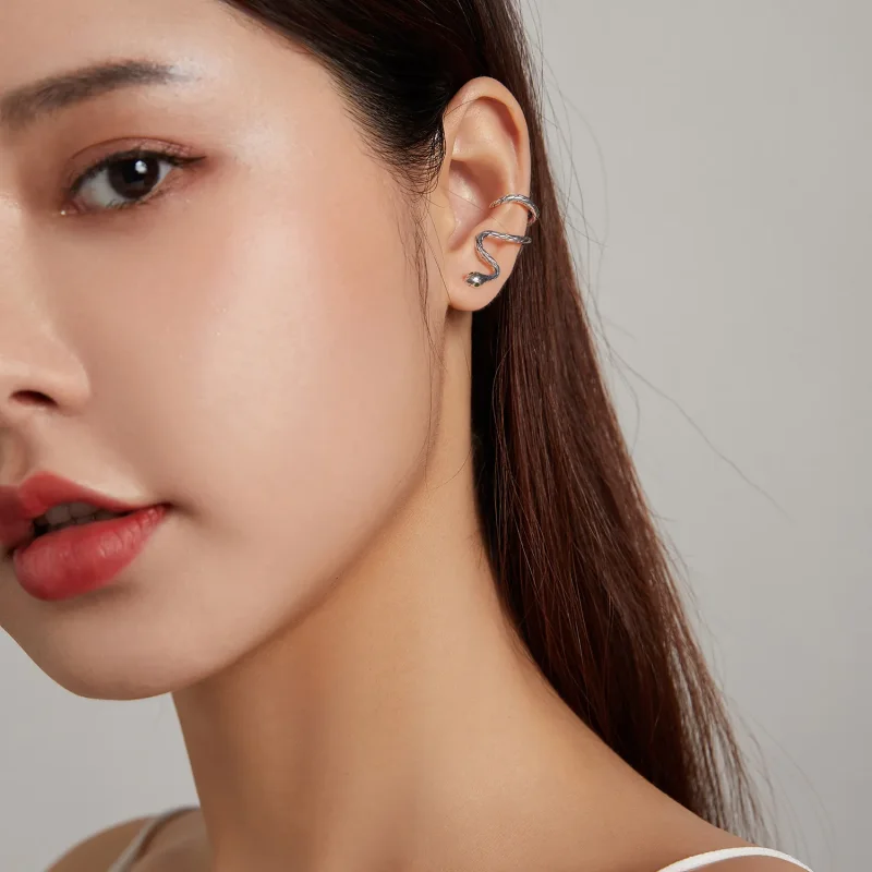 (bilde for) Pandora Style Mystic Snake Ear clip - BSE510 - Vis 7