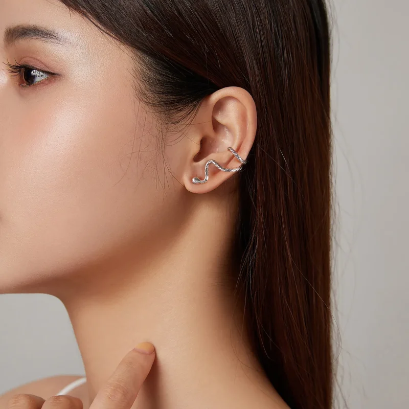(bilde for) Pandora Style Mystic Snake Ear clip - BSE510 - Vis 8
