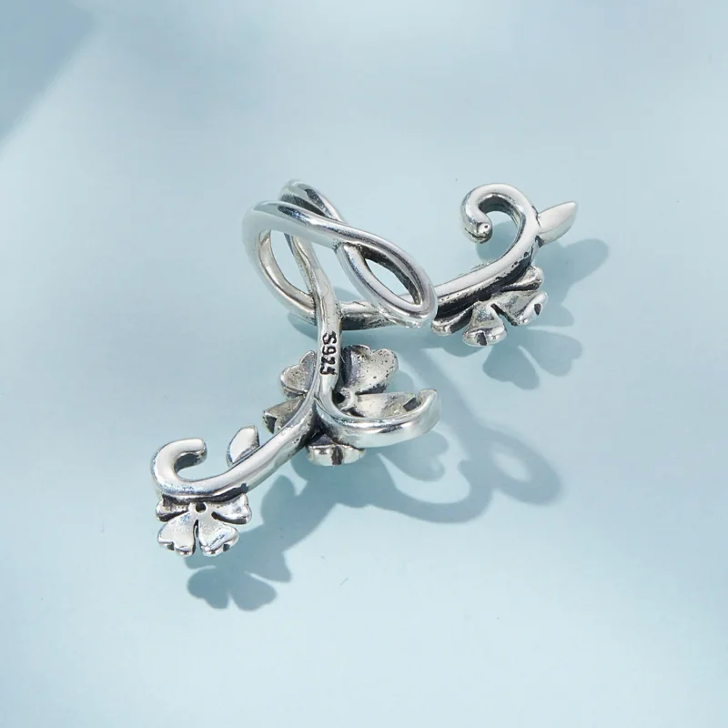 (bilde for) Pandora Style Pattern Ear clip - SCE1512 - Vis 4