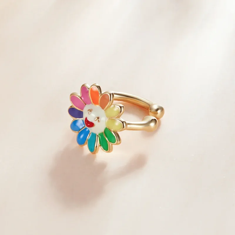 (bilde for) Pandora Style Pop Sun Flower Øreklips - SCE1235 - Vis 2