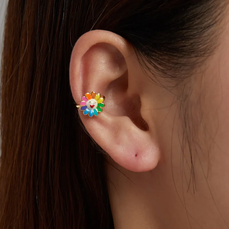 (bilde for) Pandora Style Pop Sun Flower Øreklips - SCE1235 - Vis 4