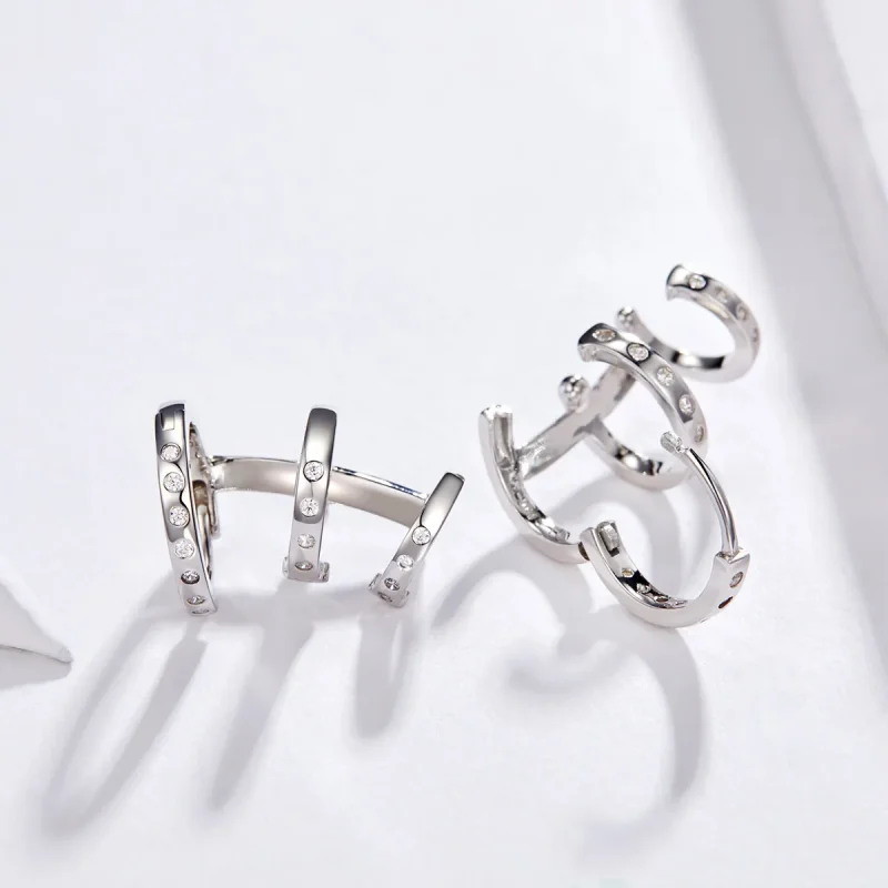 (bilde for) Pandora Style Punk Girl Ear clip - BSE085 - Vis 4