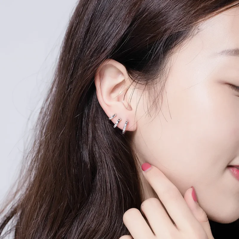 (bilde for) Pandora Style Punk Girl Ear clip - BSE085 - Vis 5