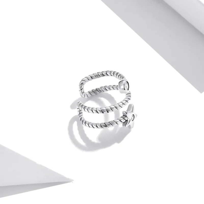 (bilde for) Pandora Style Star Ear clip - SCE1135 - Vis 4