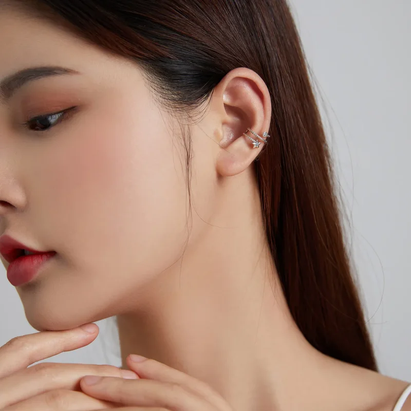 (bilde for) Pandora Style Star Ear clip - SCE1135 - Vis 6