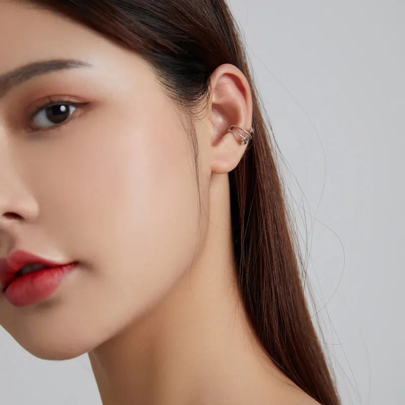 (bilde for) Pandora Style Star Ear clip - SCE1135 - Vis 7