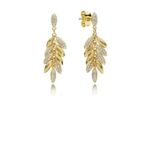 (bilde for) Chained seeds PANDORA Shine earrings with clear cubic zirconia - 267674CZ