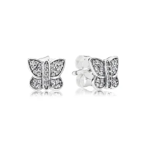 (bilde for) PANDORA Butterfly Sølv ørepynt - 290571cz