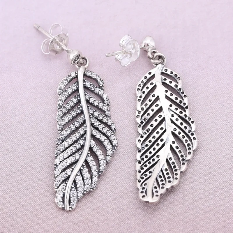 (bilde for) Pandora Shimmering Feathers - 290584CZ - Vis 2