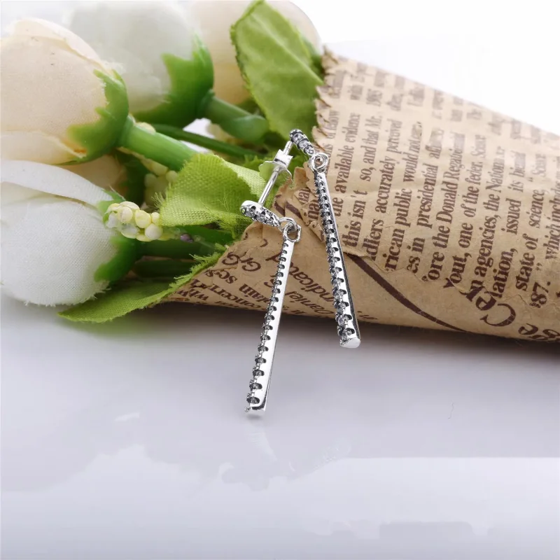 (bilde for) Pandora Shooting Stars, hanging earrings - 296351CZ - Vis 2