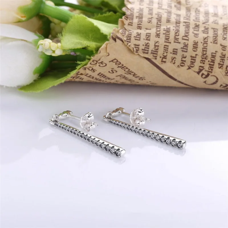 (bilde for) Pandora Shooting Stars, hanging earrings - 296351CZ - Vis 3