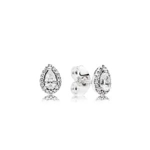 (bilde for) Pandora Silver stud earrings with clear cubic zirconia - 296252CZ