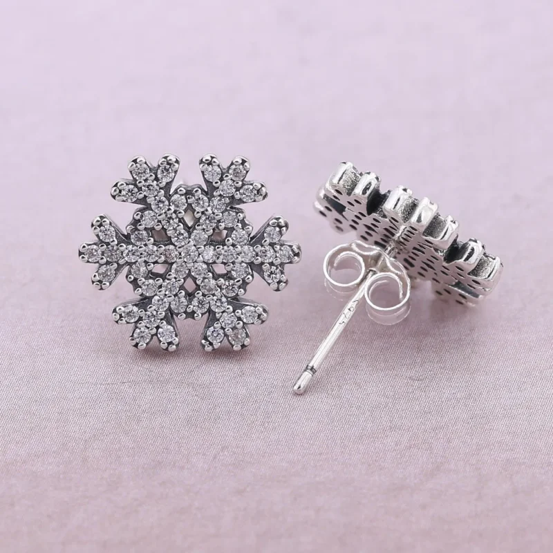 (bilde for) Pandora Sparkling Snowflakes - 290589CZ - Vis 2