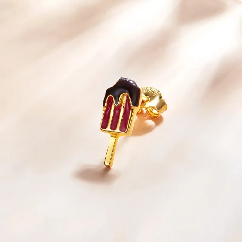 (bilde for) Pandora Style 18 karat gullbelagte popsicle øredobber - SCE1164 - Vis 2