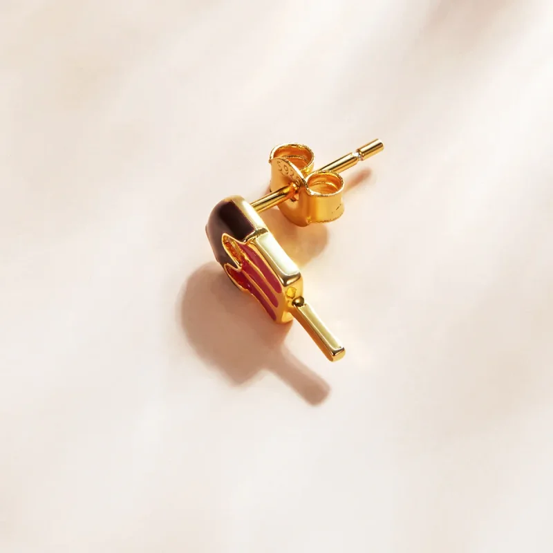(bilde for) Pandora Style 18 karat gullbelagte popsicle øredobber - SCE1164 - Vis 3