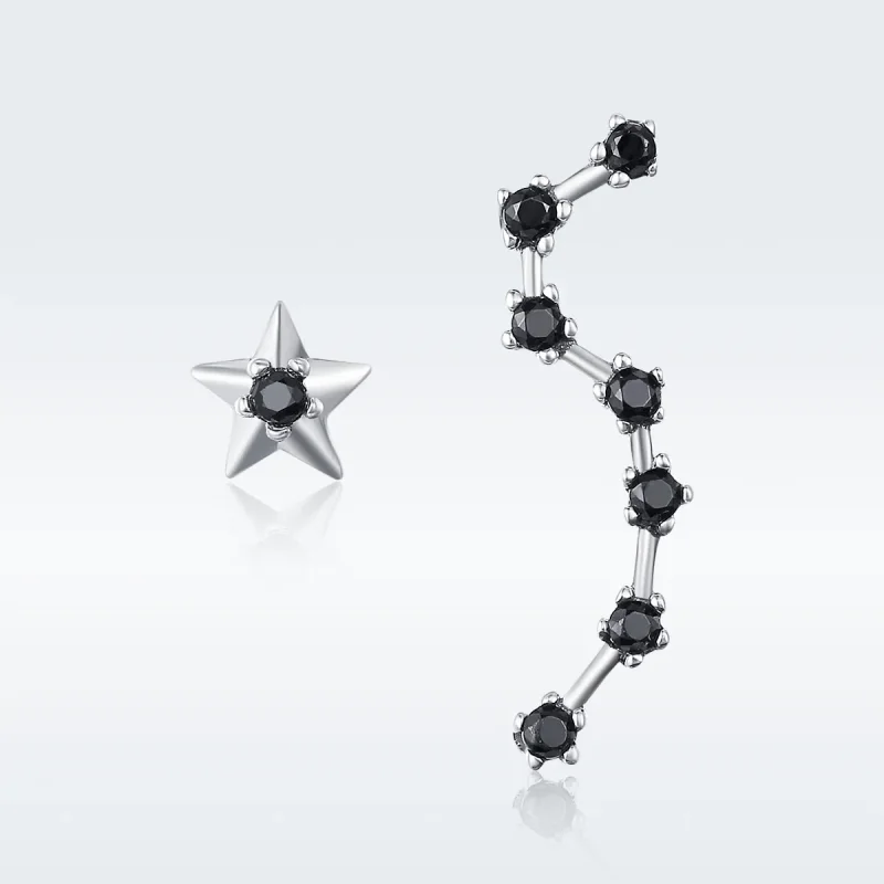 (bilde for) Pandora Style Silver Big Dipper øredobber - SCE166 - Vis 2