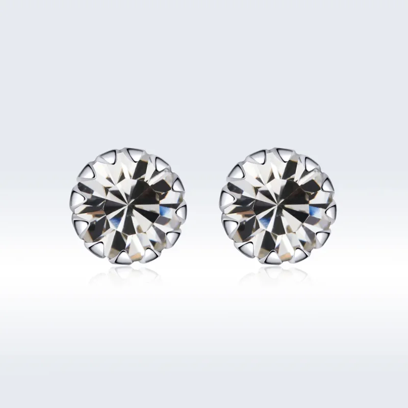 (bilde for) Pandora Style Silver Birthstone April øredobber - SCE862-4 - Vis 3