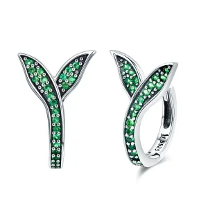 (bilde for) Pandora Style Silver Buds of Spring Hoop øredobber - SCE295