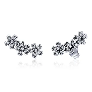(bilde for) Pandora Style Silver Contracted Daisy Stud øredobber - SCE419