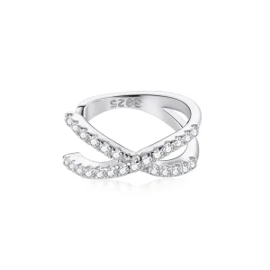 (bilde for) Pandora Style Silver Cross Ear clip - SCE997-A