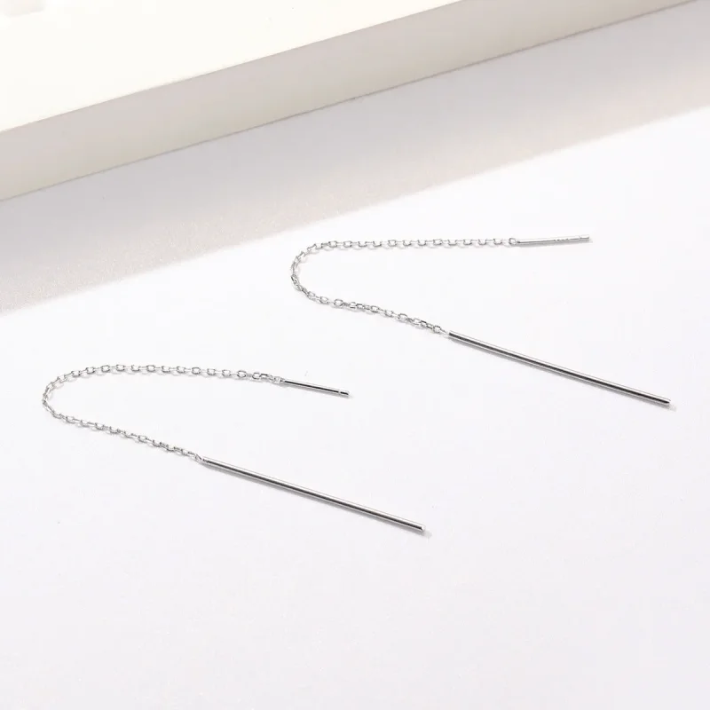 (bilde for) Pandora Style Silver Elegant Line hengende øredobber - SCE490 - Vis 3