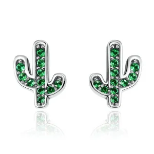 (bilde for) Pandora Style Silver Fresh Cactus Stud øredobber - SCE097