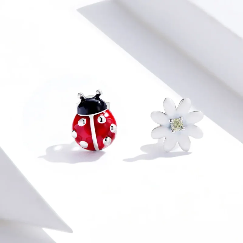 (bilde for) Pandora Style Silver Garden Alves Stud øredobber - SCE917 - Vis 2