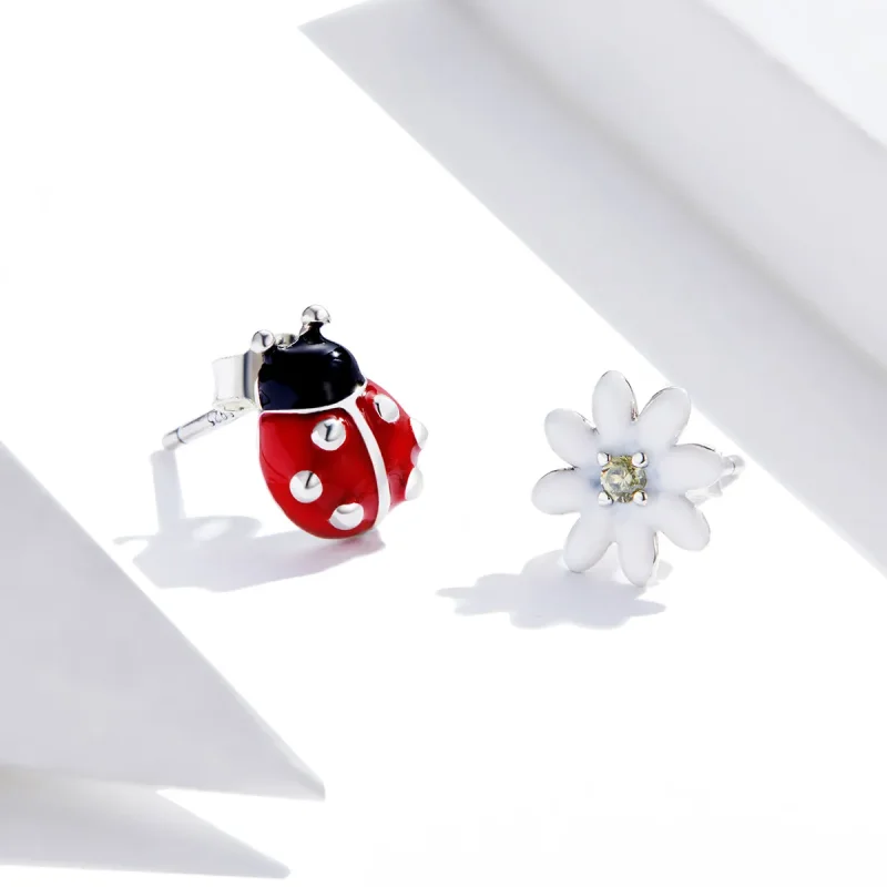 (bilde for) Pandora Style Silver Garden Alves Stud øredobber - SCE917 - Vis 4