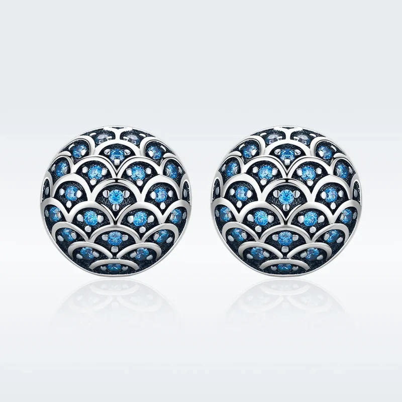 (bilde for) Pandora Style Silver Legend of The Sea ørepynt - SCE239 - Vis 2