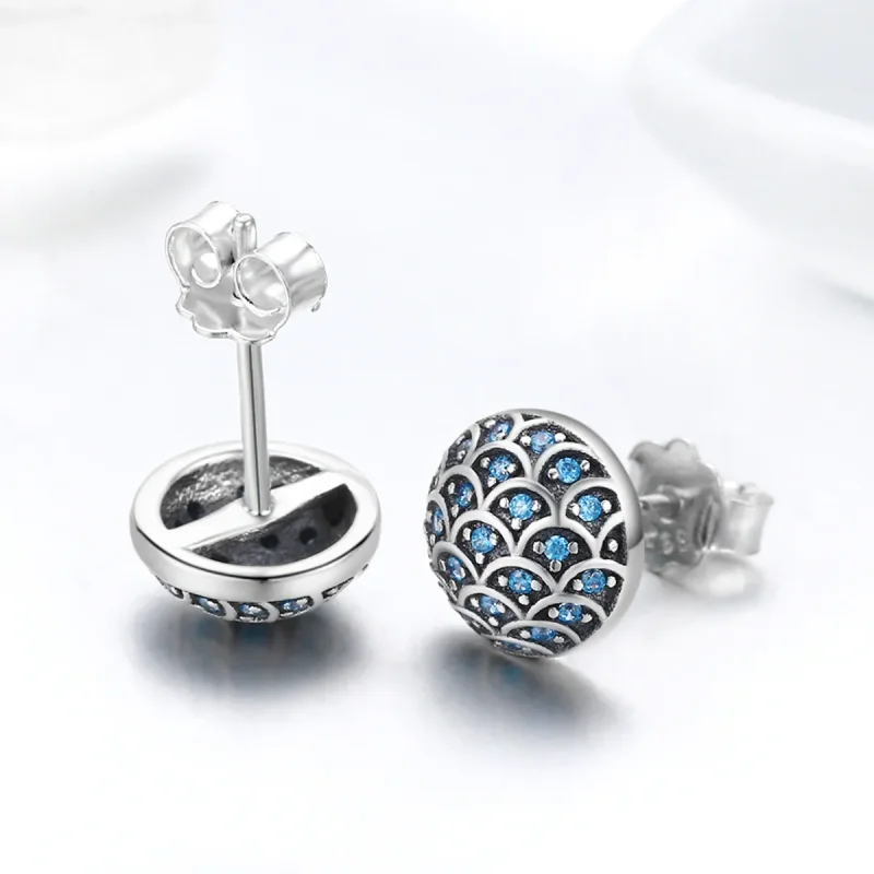 (bilde for) Pandora Style Silver Legend of The Sea ørepynt - SCE239 - Vis 4