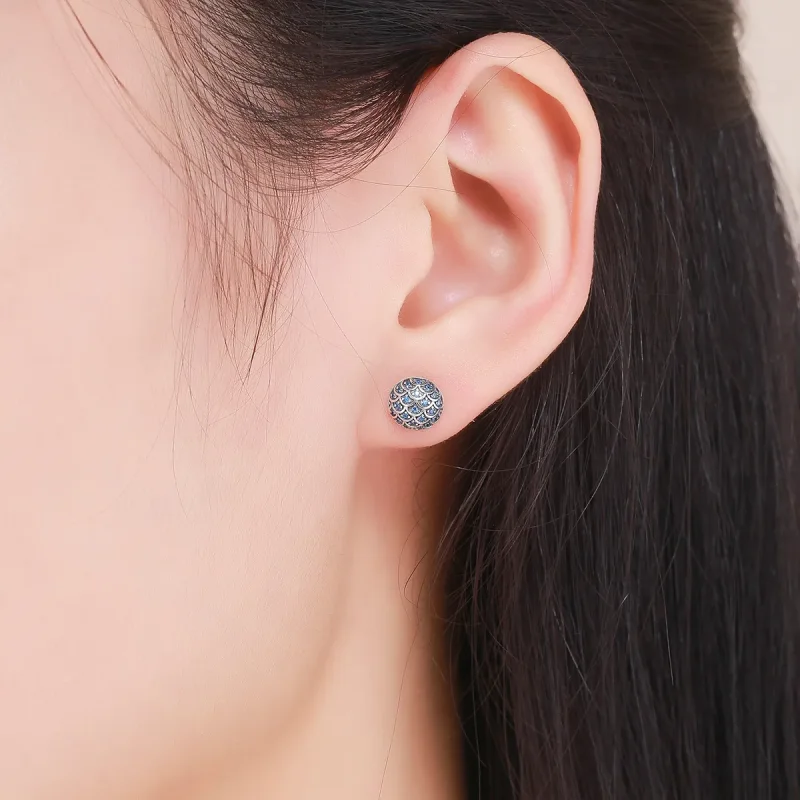 (bilde for) Pandora Style Silver Legend of The Sea ørepynt - SCE239 - Vis 6