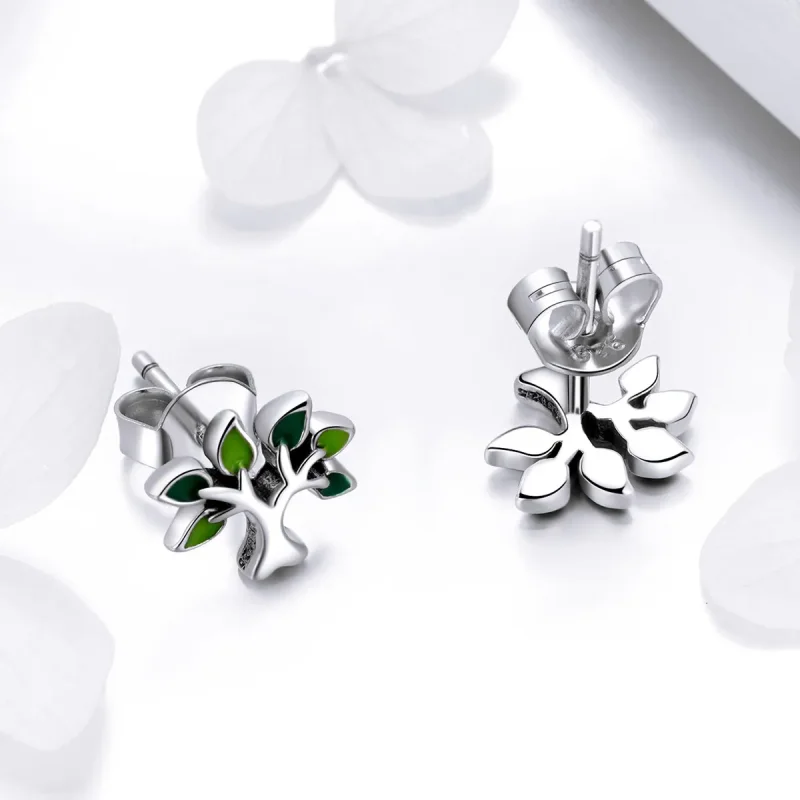 (bilde for) Pandora Style Silver Life Tree øredobber - SCE409 - Vis 3