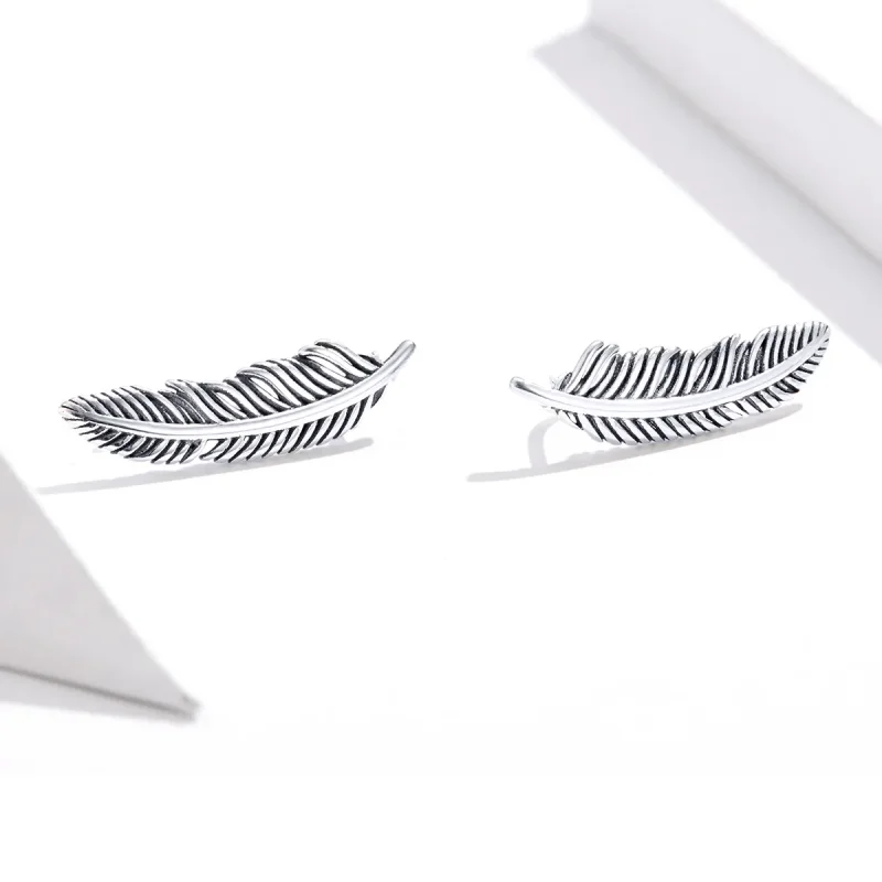 (bilde for) Pandora Style Silver Light As A Feather øredobber - SCE865 - Vis 2
