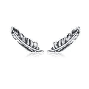 (bilde for) Pandora Style Silver Light As A Feather øredobber - SCE865