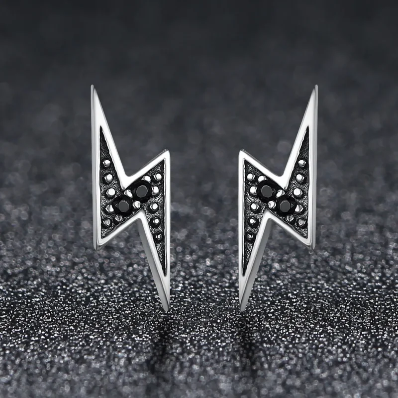 (bilde for) Pandora Style Silver Lightning øredobber - SCE156 - Vis 3