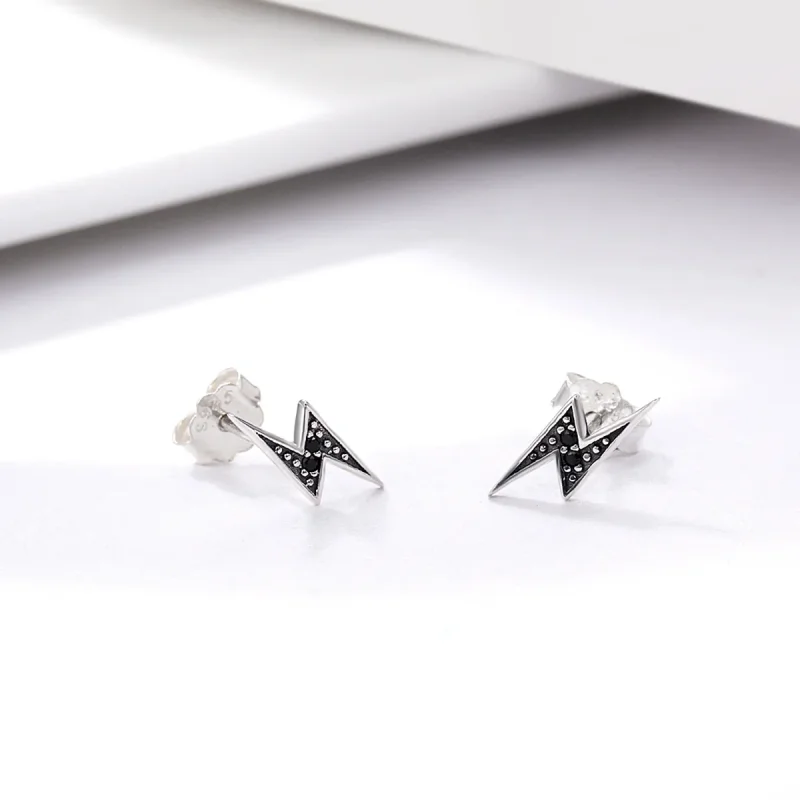 (bilde for) Pandora Style Silver Lightning øredobber - SCE156 - Vis 4