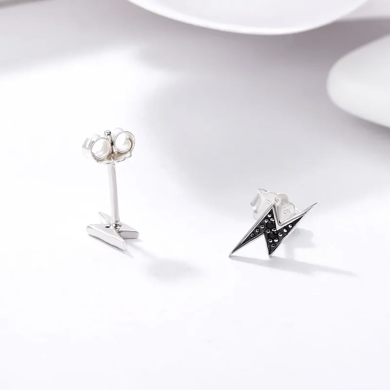 (bilde for) Pandora Style Silver Lightning øredobber - SCE156 - Vis 5