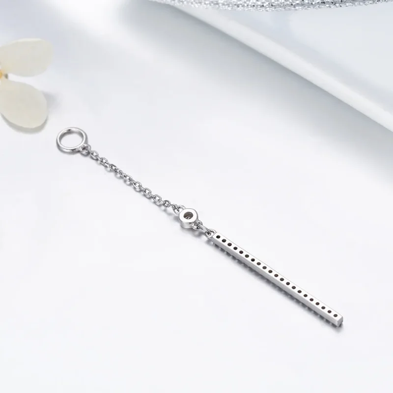 (bilde for) Pandora Style Silver Line hengende øredobber - SCE081 - Vis 3