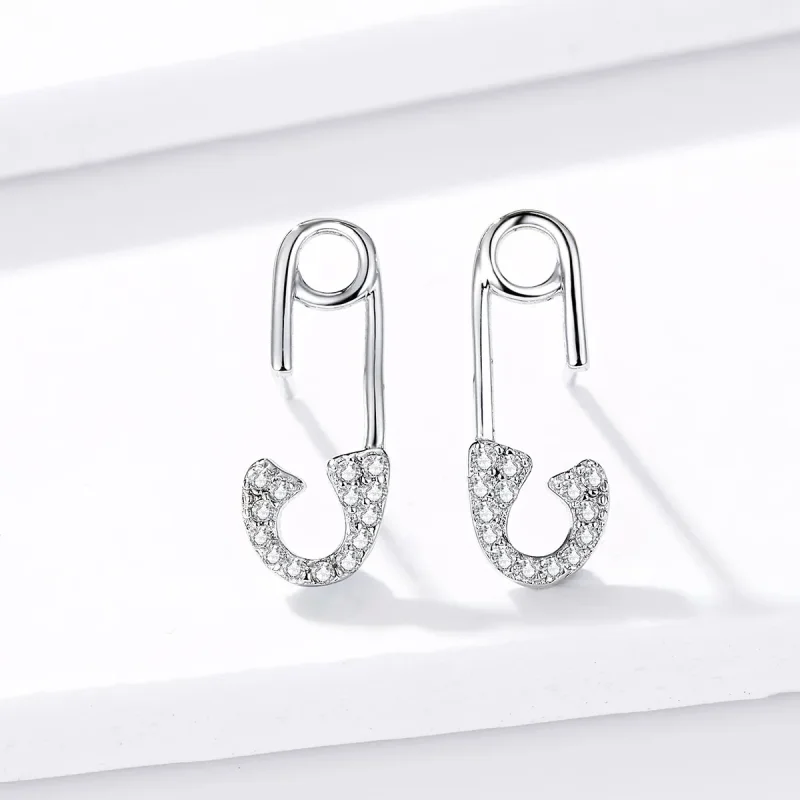 (bilde for) Pandora Style Silver Love sikkerhetsnål ørepynt - BSE284 - Vis 5