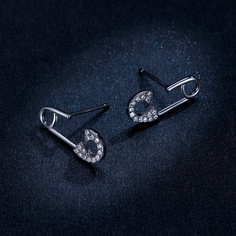 (bilde for) Pandora Style Silver Love sikkerhetsnål ørepynt - BSE284 - Vis 6