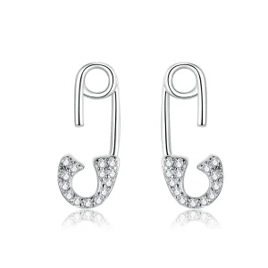 (bilde for) Pandora Style Silver Love sikkerhetsnål ørepynt - BSE284