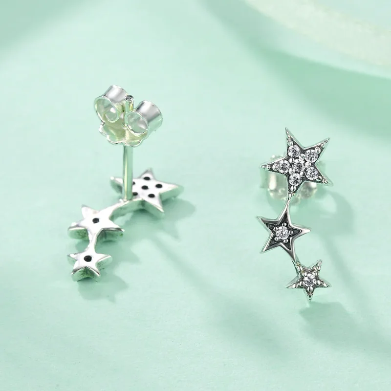 (bilde for) Pandora Style Silver Secrets of Stars ørepynt - SCE175 - Vis 5