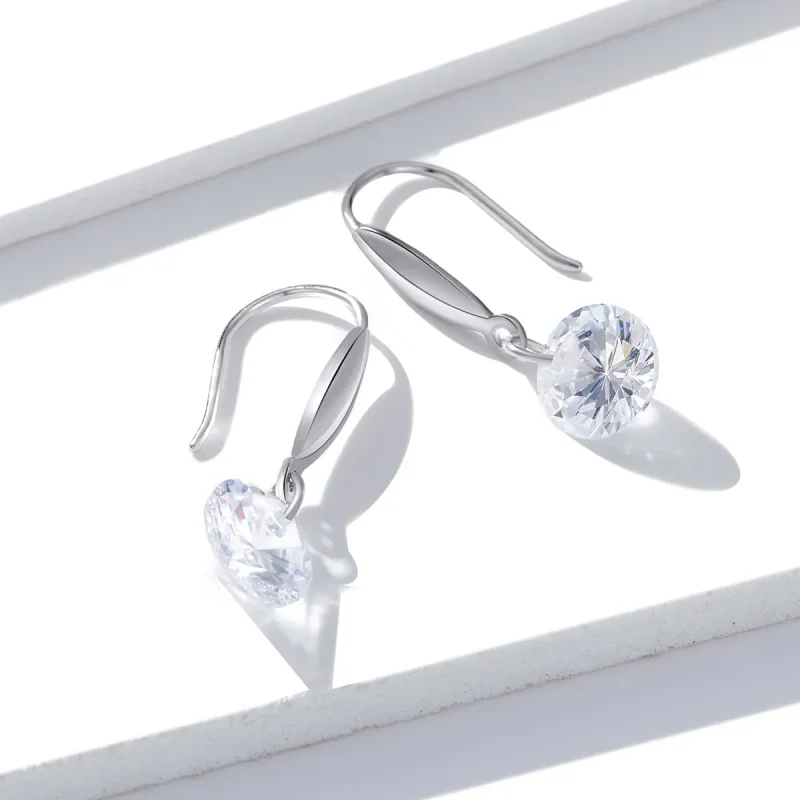 (bilde for) Pandora Style Silver Shining Girl Dingle øredobber - BSE212 - Vis 5