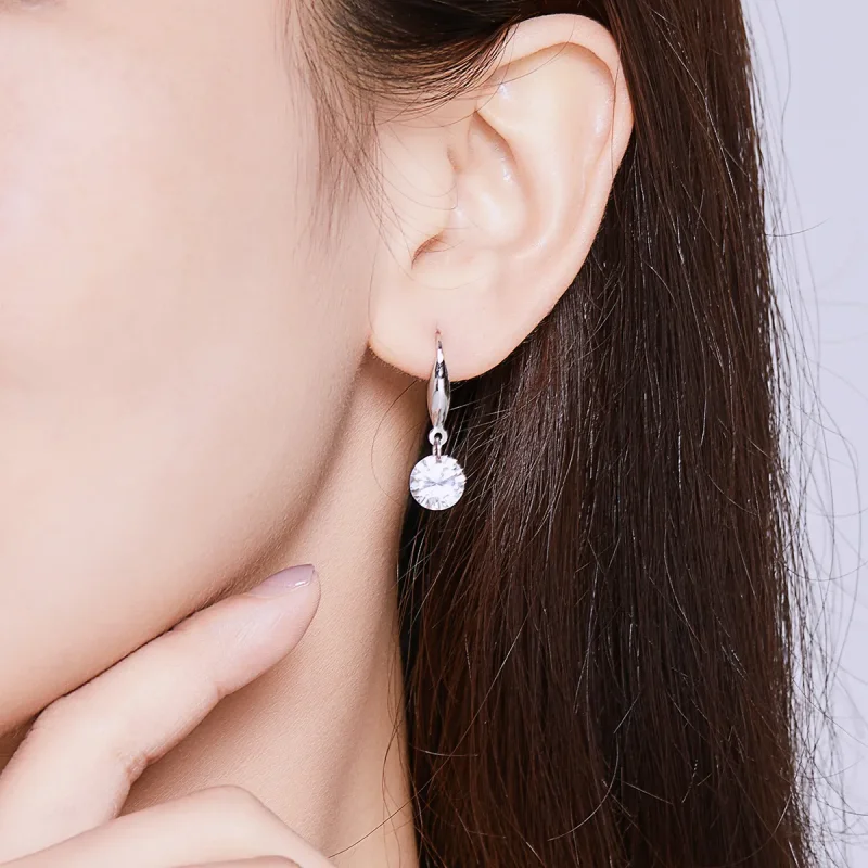 (bilde for) Pandora Style Silver Shining Girl Dingle øredobber - BSE212 - Vis 6