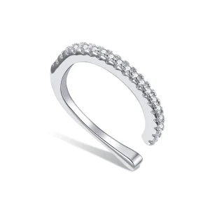 (bilde for) Pandora Style Silver Single Ear Ear clip - SCE1022