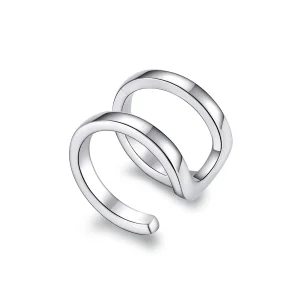 (bilde for) Pandora Style Silver Single Ear Ear clip - SCE1025